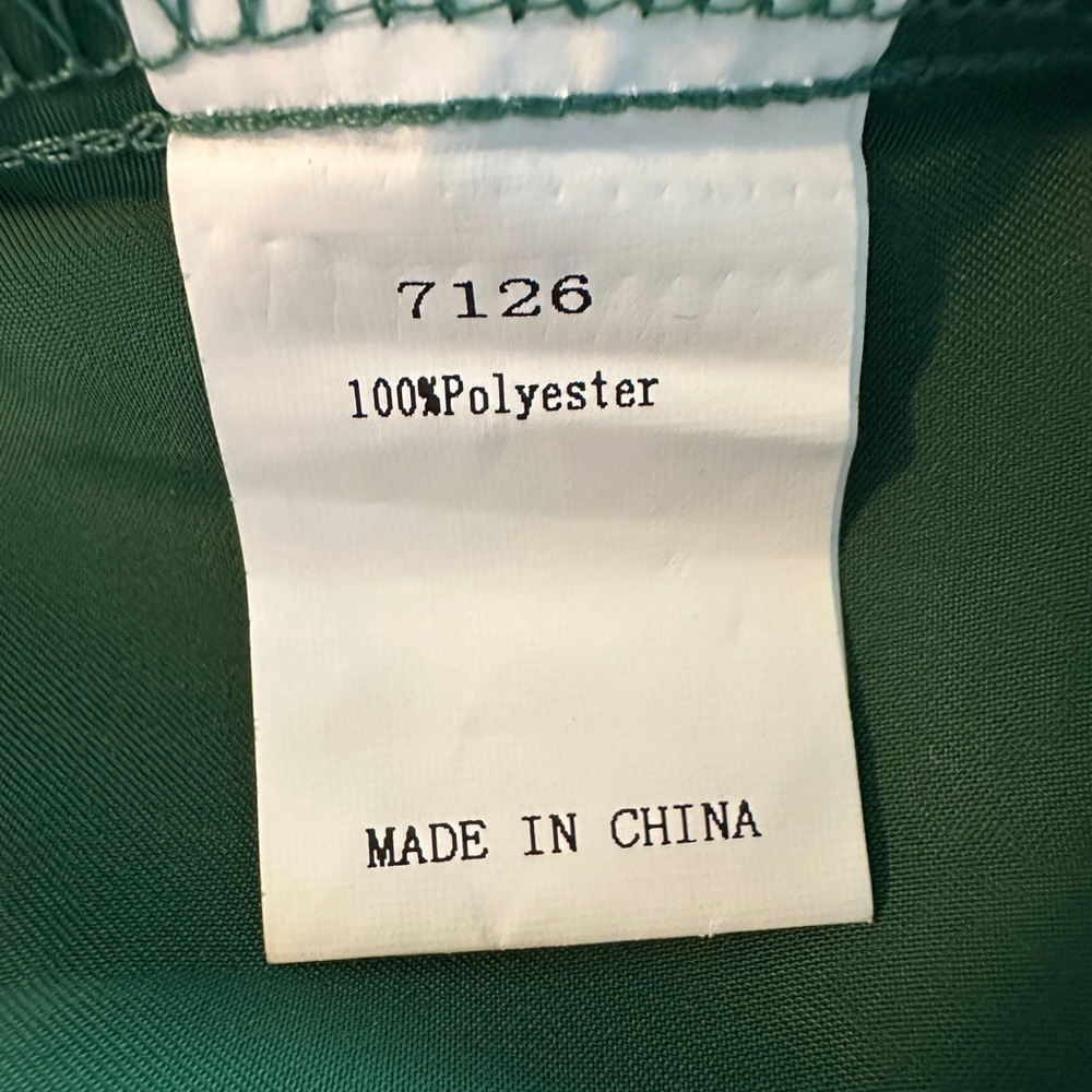 NWT Green Asymmetrical Tie Front Sheath Dress - Picture 4 of 5